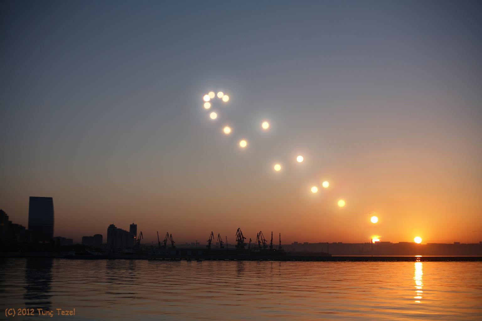 Sunrise Analemma (with a little extra)