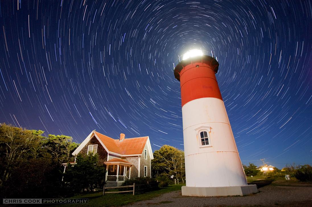 Nauset Light Star Trails