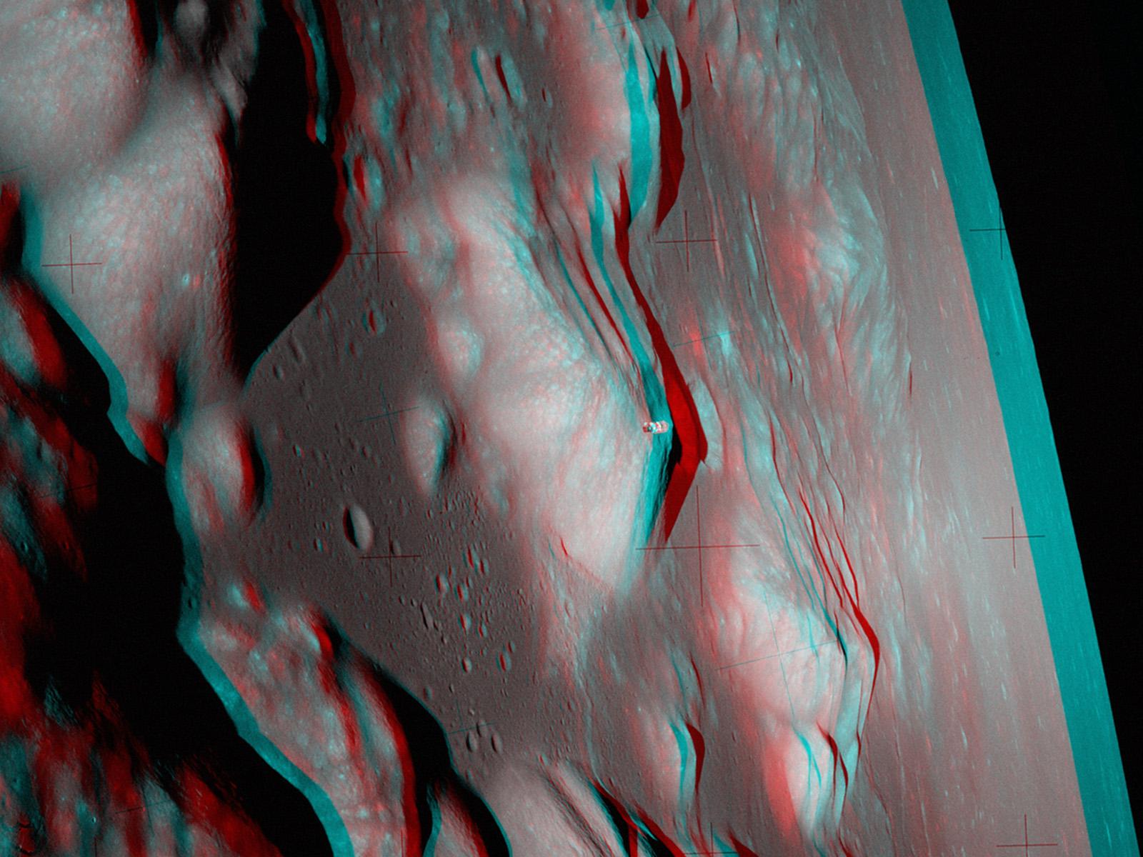 Apollo 17: A Stereo View from Lunar Orbit