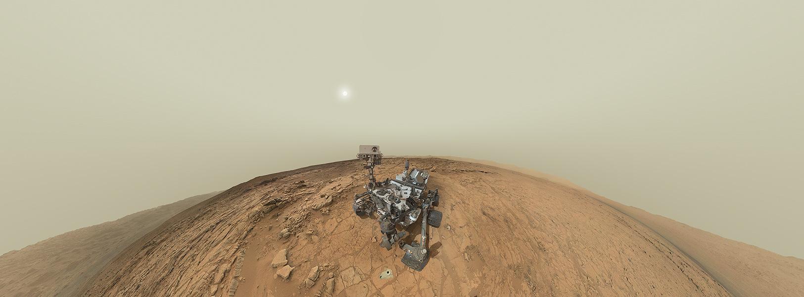 Curiosity Self Portrait Panorama