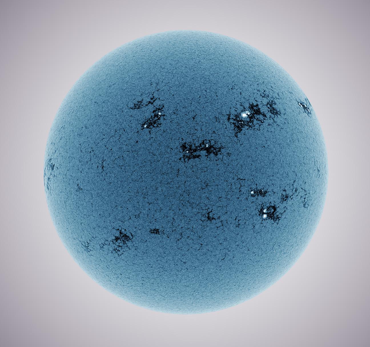 Blue Sun Bursting