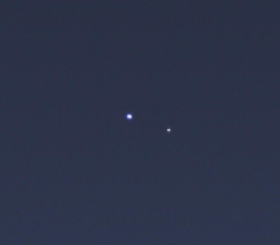 Earth and Moon from Saturn