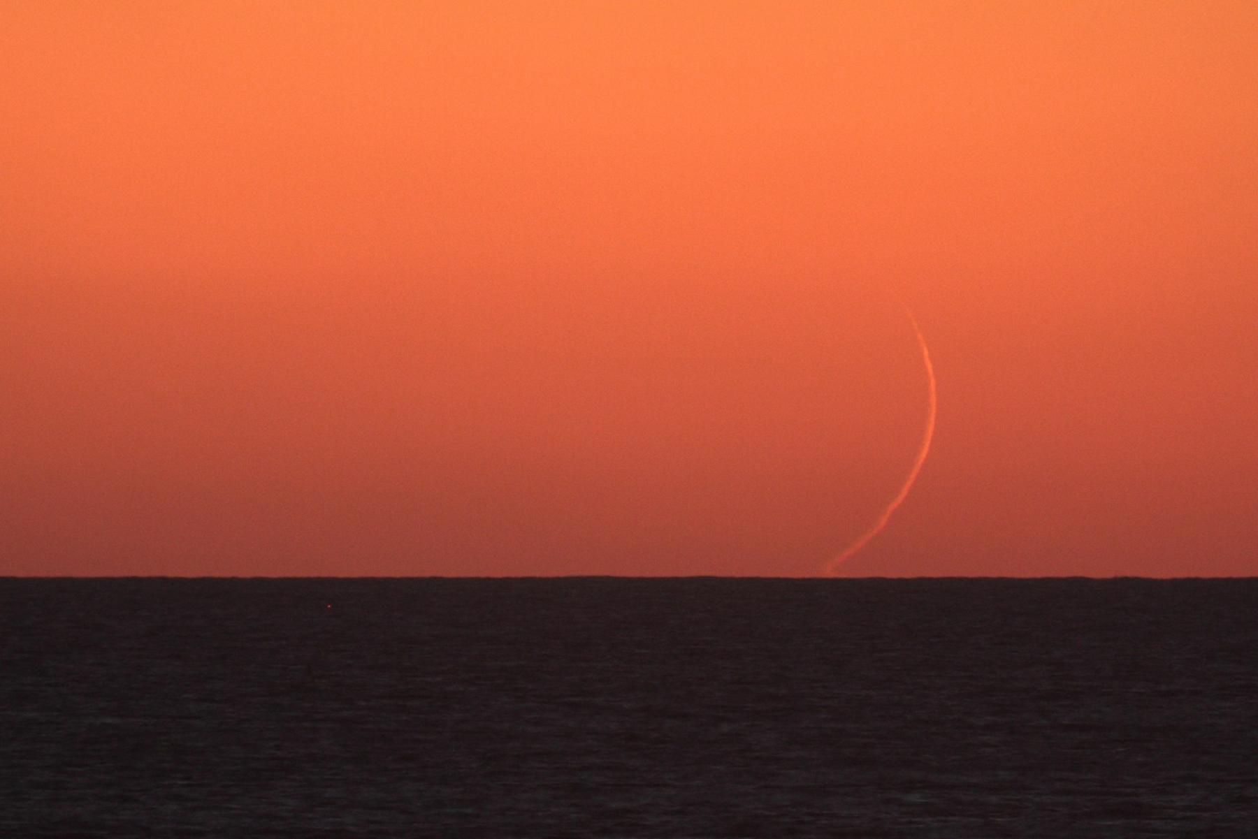 Moonset from Taiwan