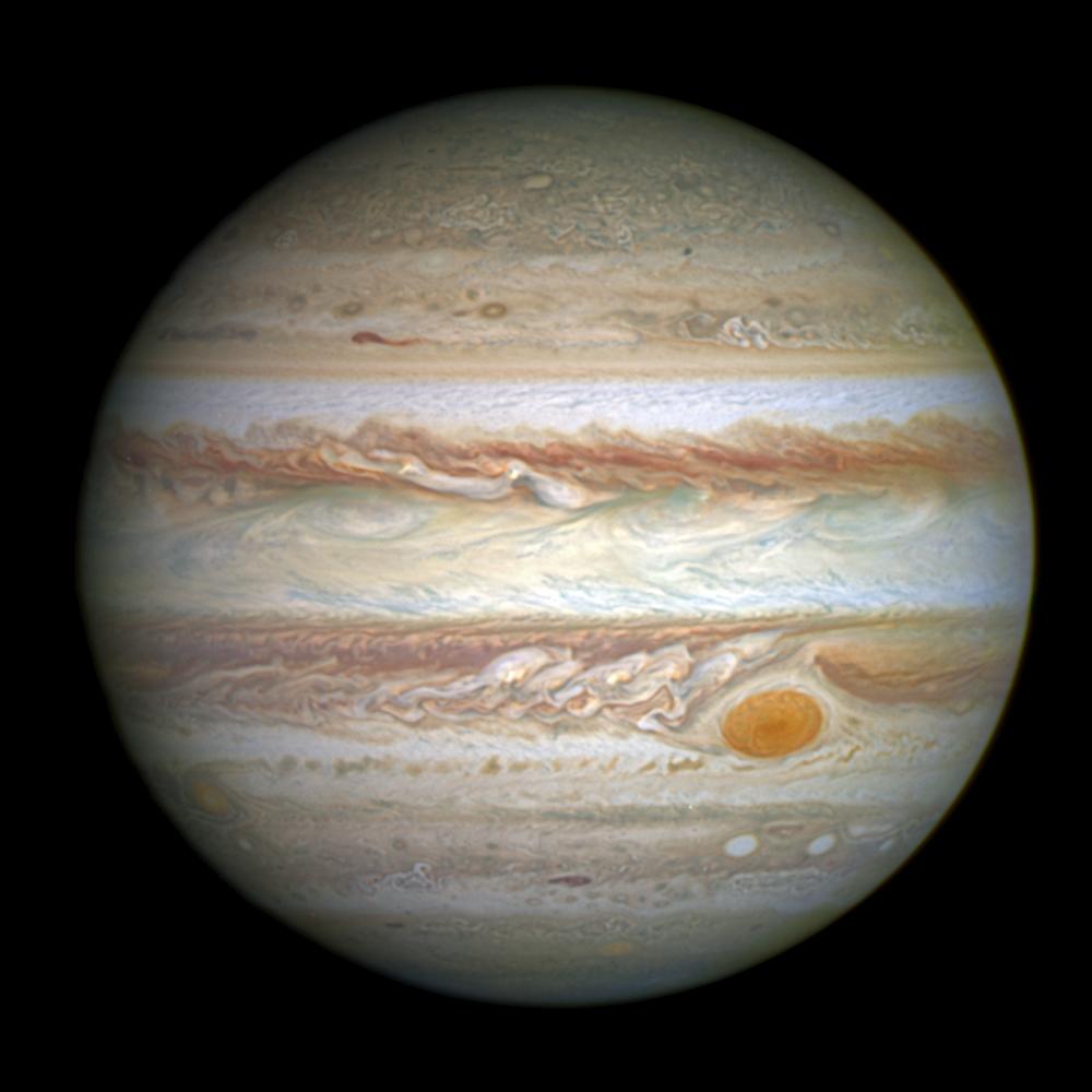 Hubble’s Jupiter and Shrinking Great Red Spot