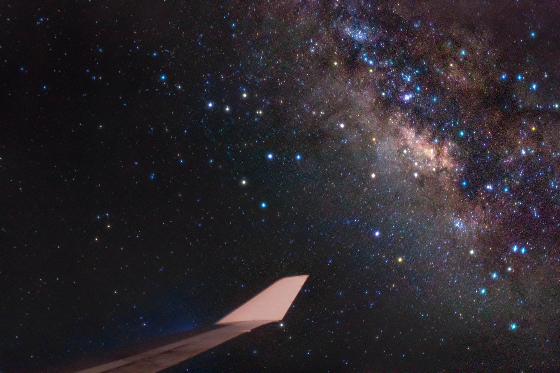 New York to London Milky Way