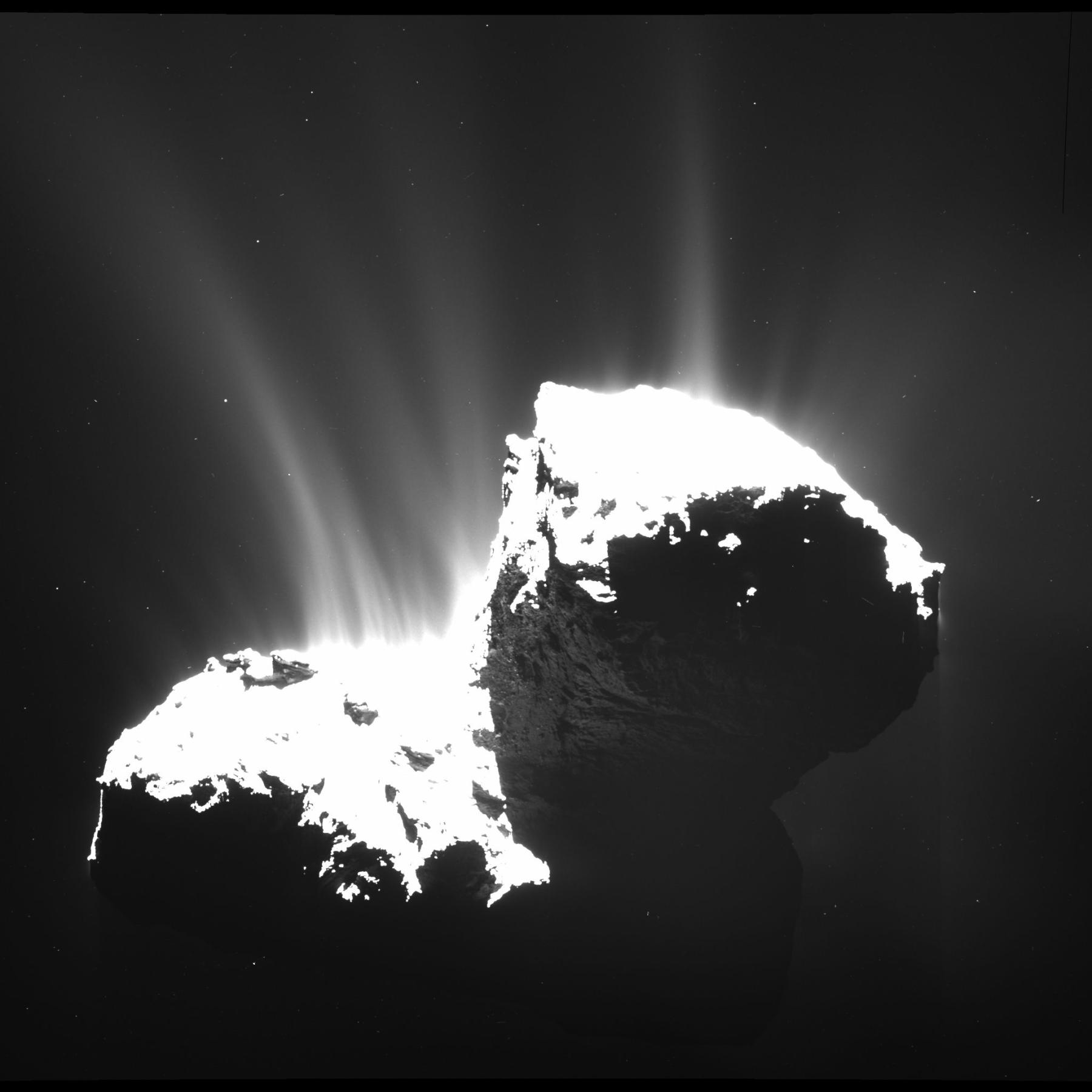Jets from Comet Churyumov Gerasimenko