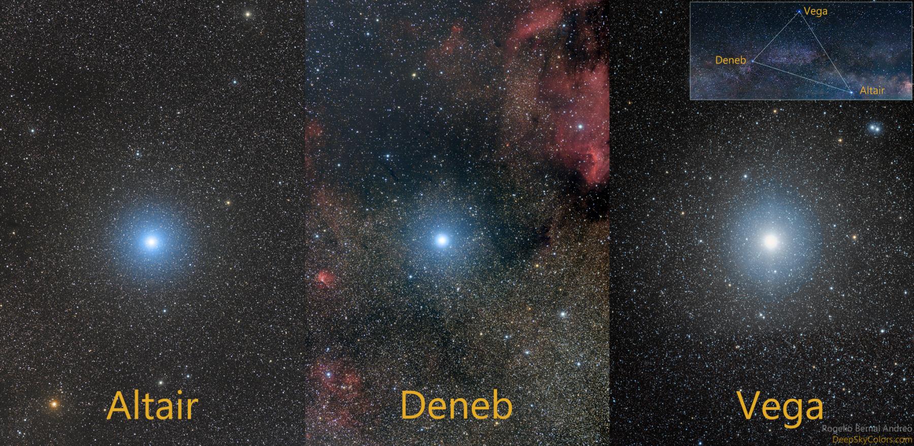 Stars of a Summer Triangle