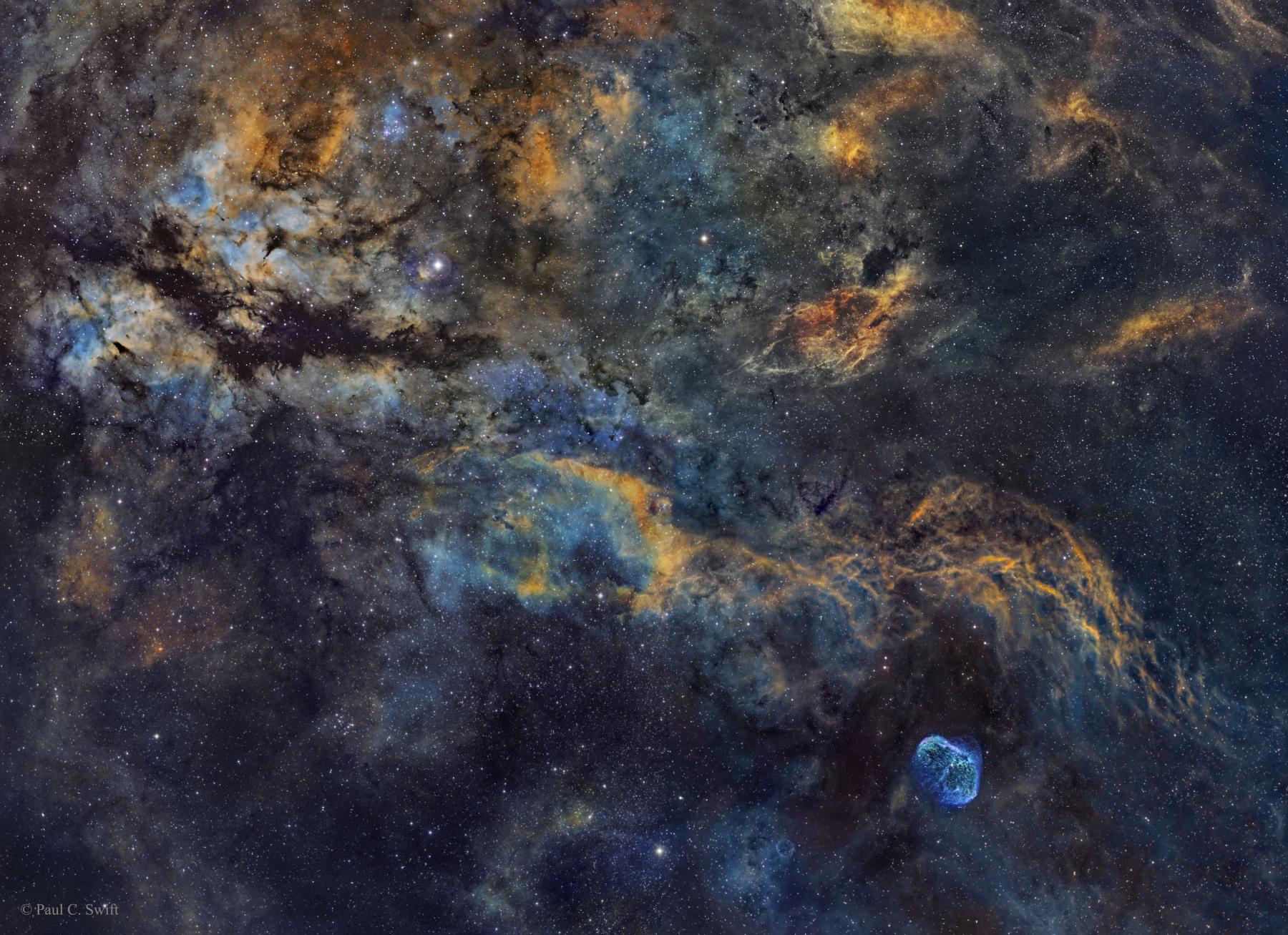 Central Cygnus Skyscape