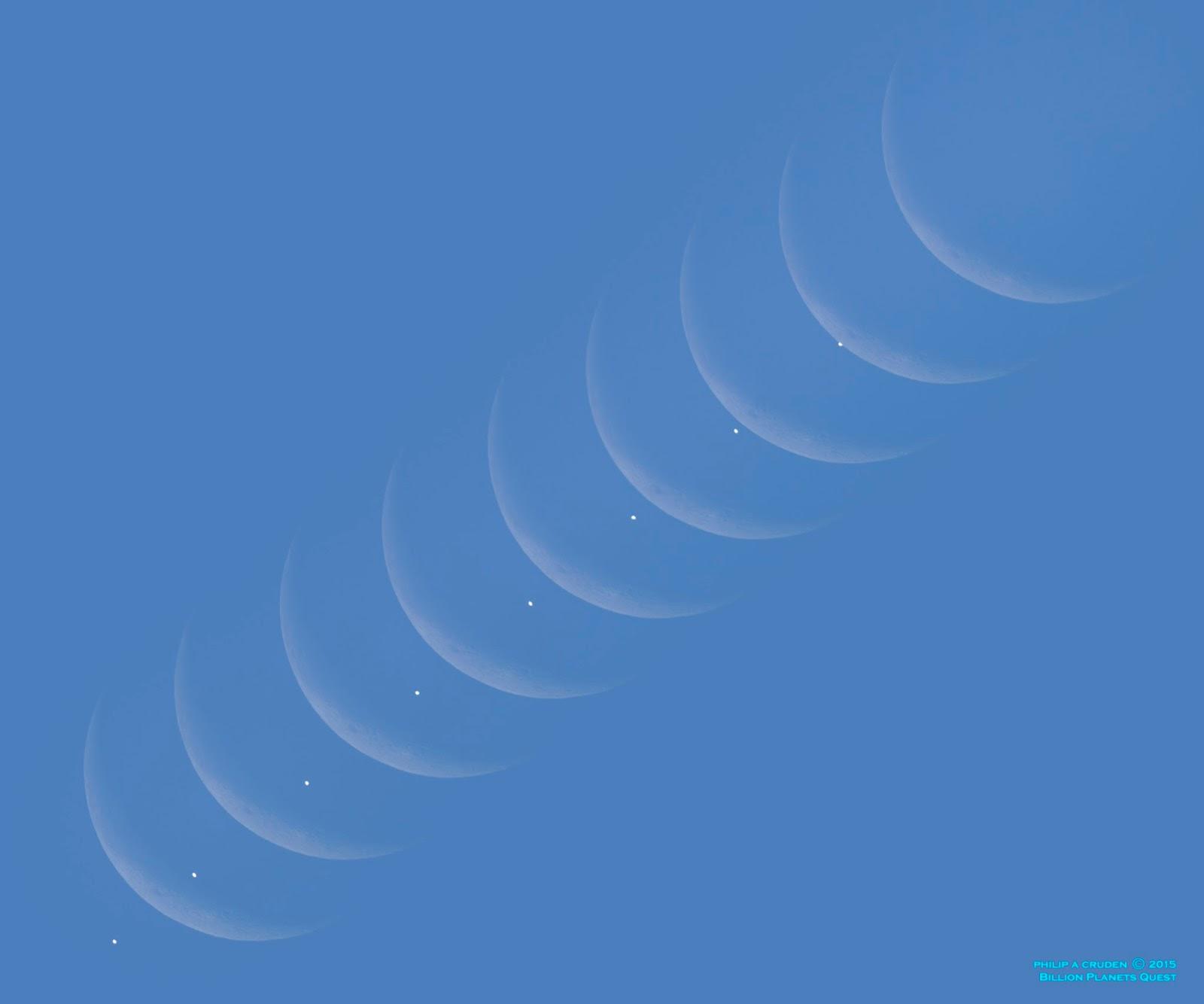 Daytime Moon Meets Morning Star