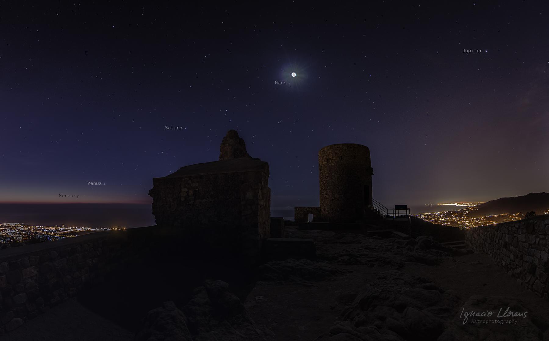 Five Planets at Castell de Burriac