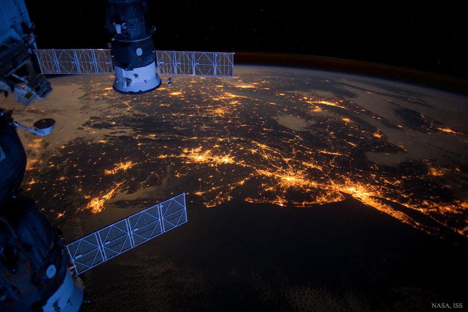 USA’s Northeast Megalopolis from Space