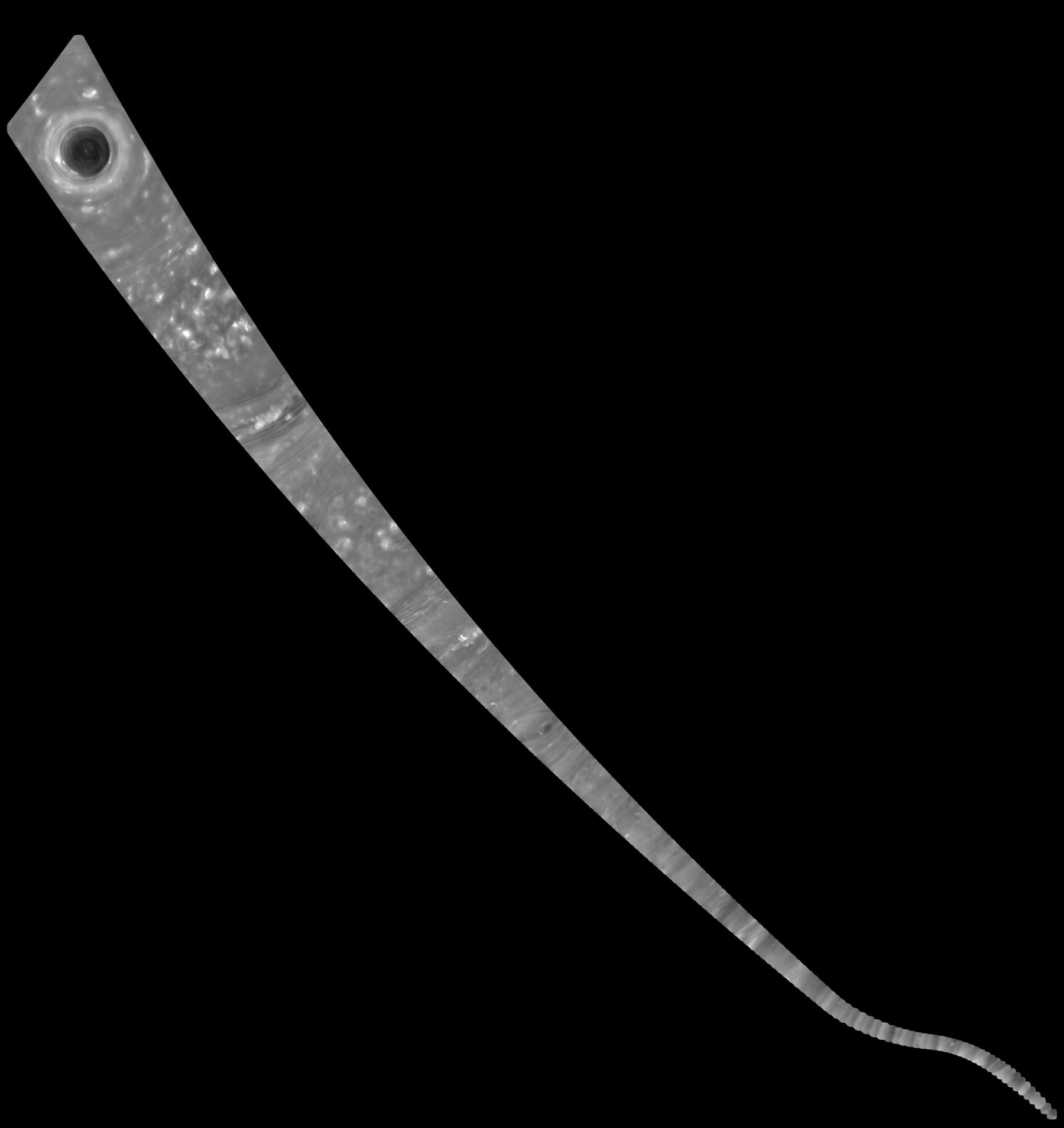 Noodle Mosaic of Saturn