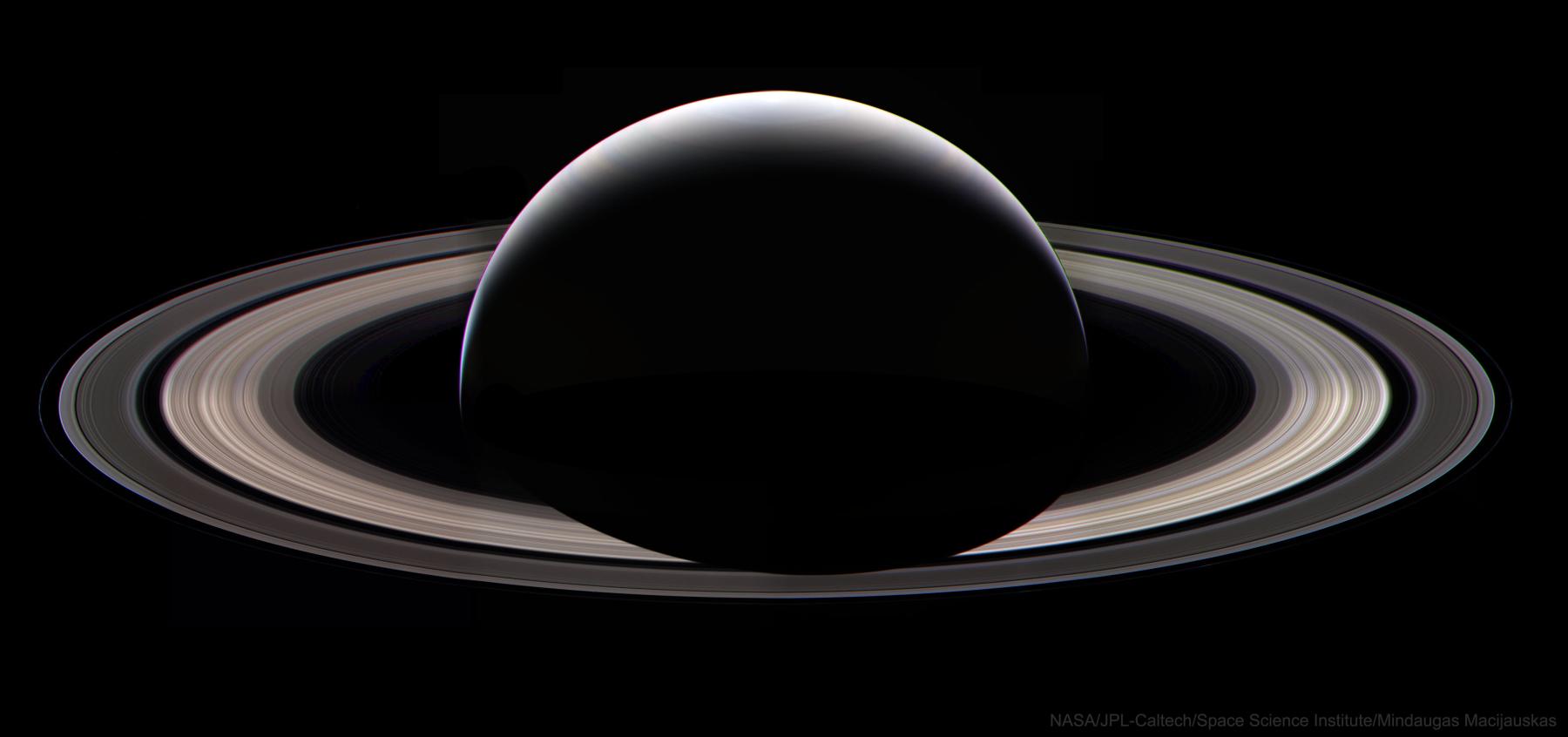 Cassinis Last Ring Portrait at Saturn