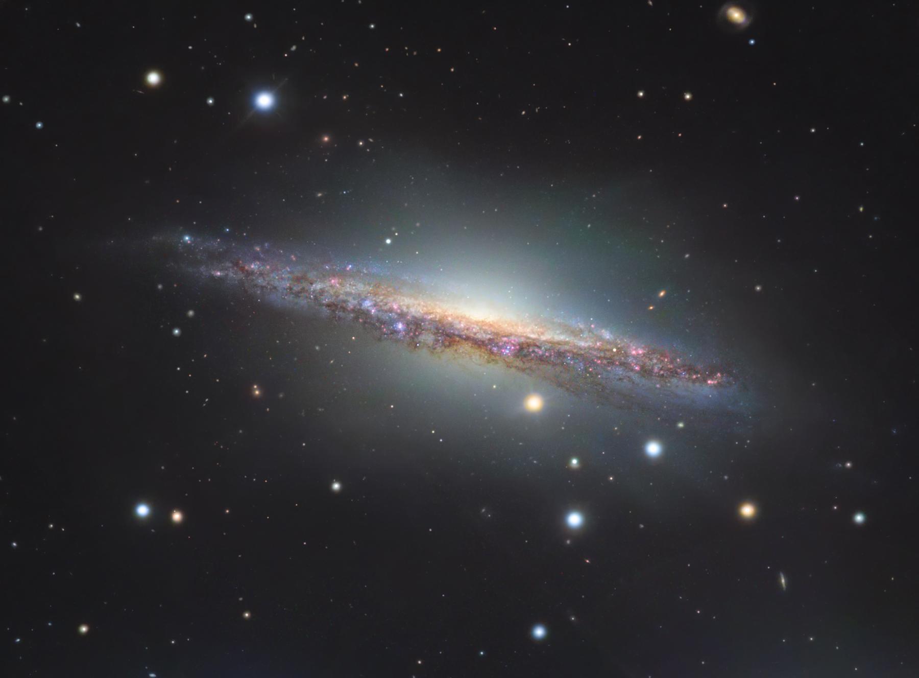 NGC 1055 Close up