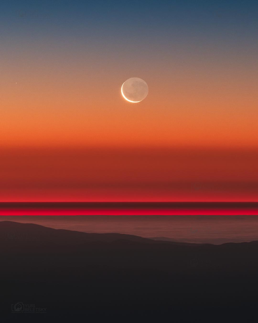 Old Moon in the New Moon’s Arms
