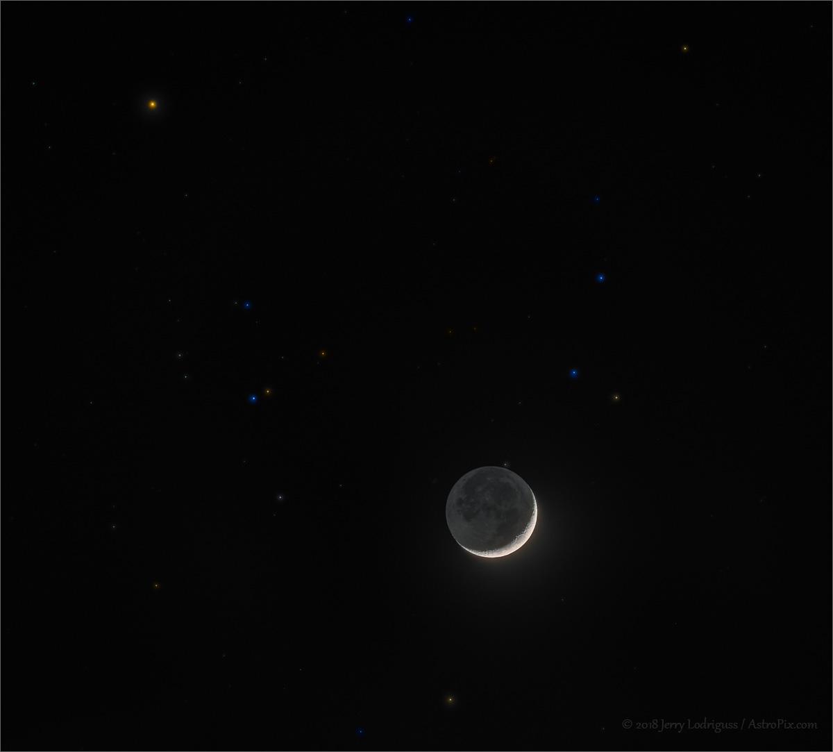 Moon in the Hyades