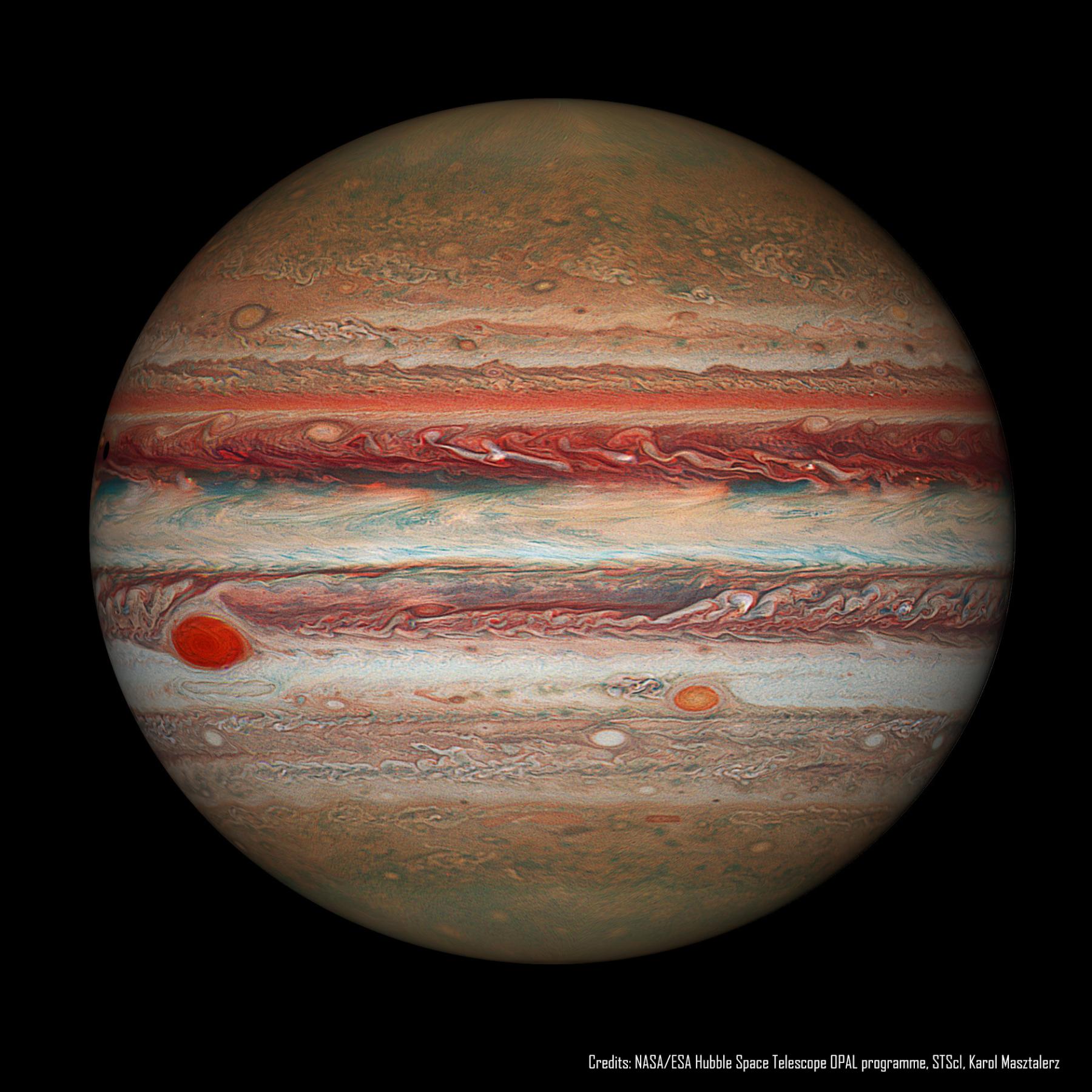 Hubble’s Jupiter and the Shrinking Great Red Spot