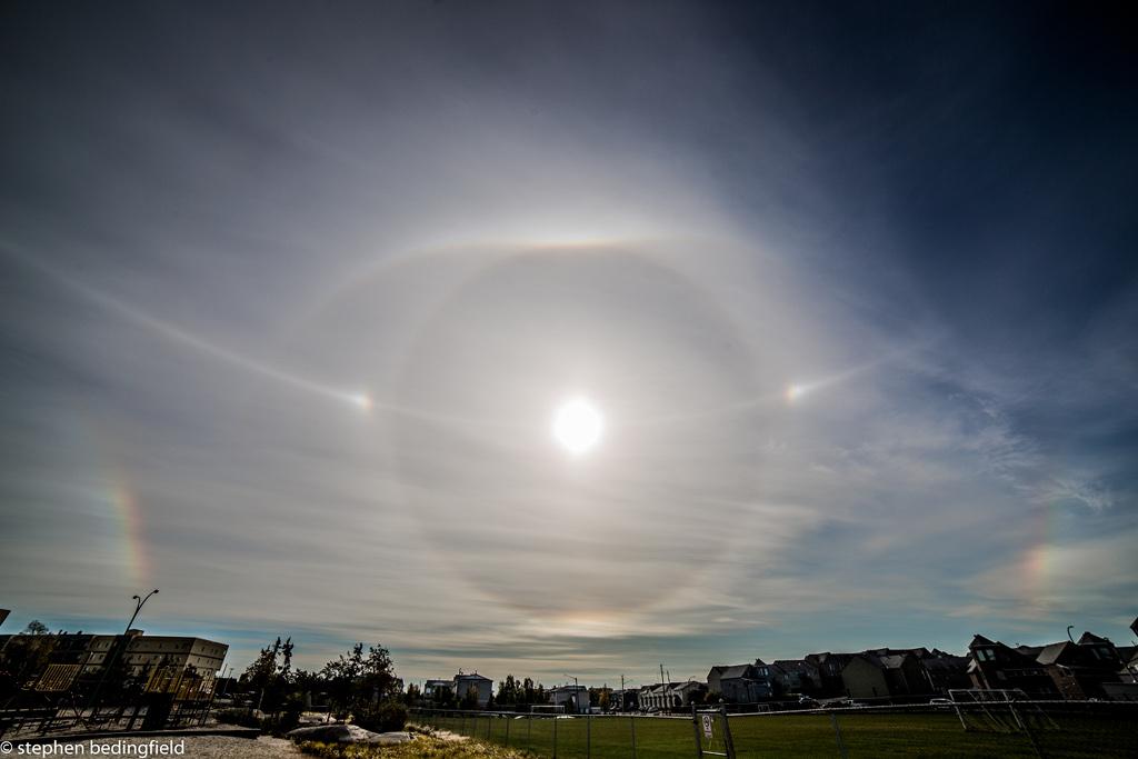 Ice Halos at Yellowknife