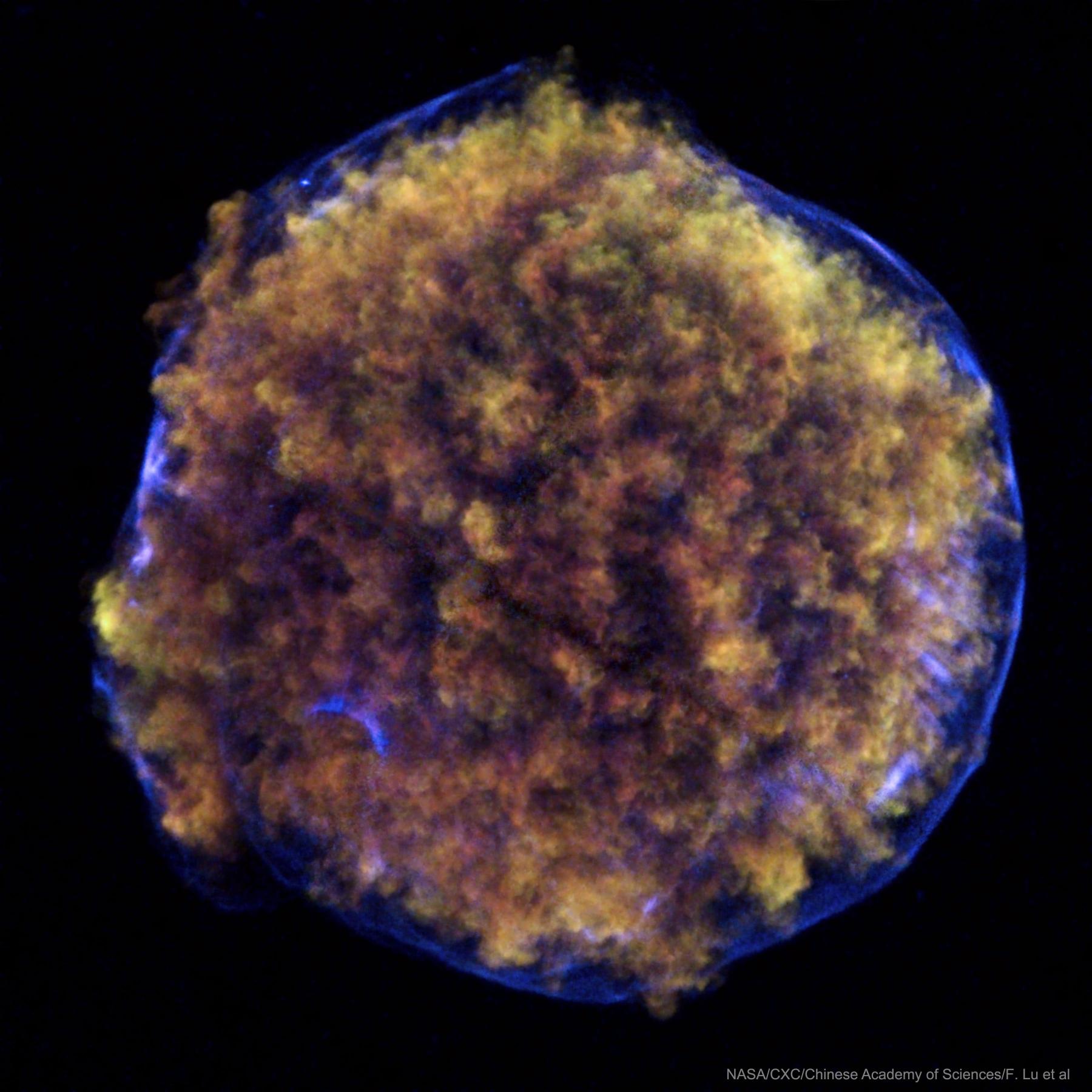 Tycho Supernova Remnant in X-ray