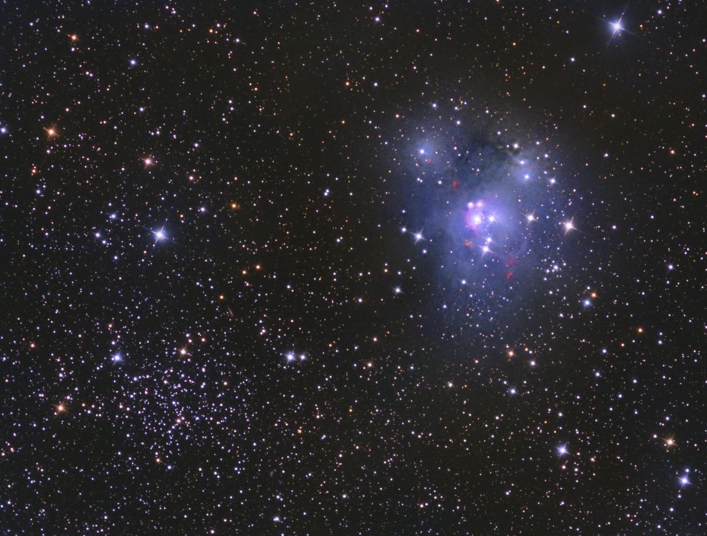 NGC 7129 and NGC 7142