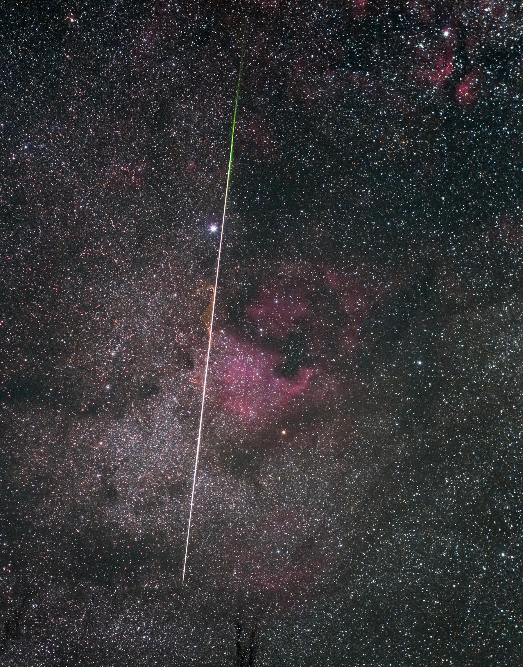 Lyrid Meteor Streak