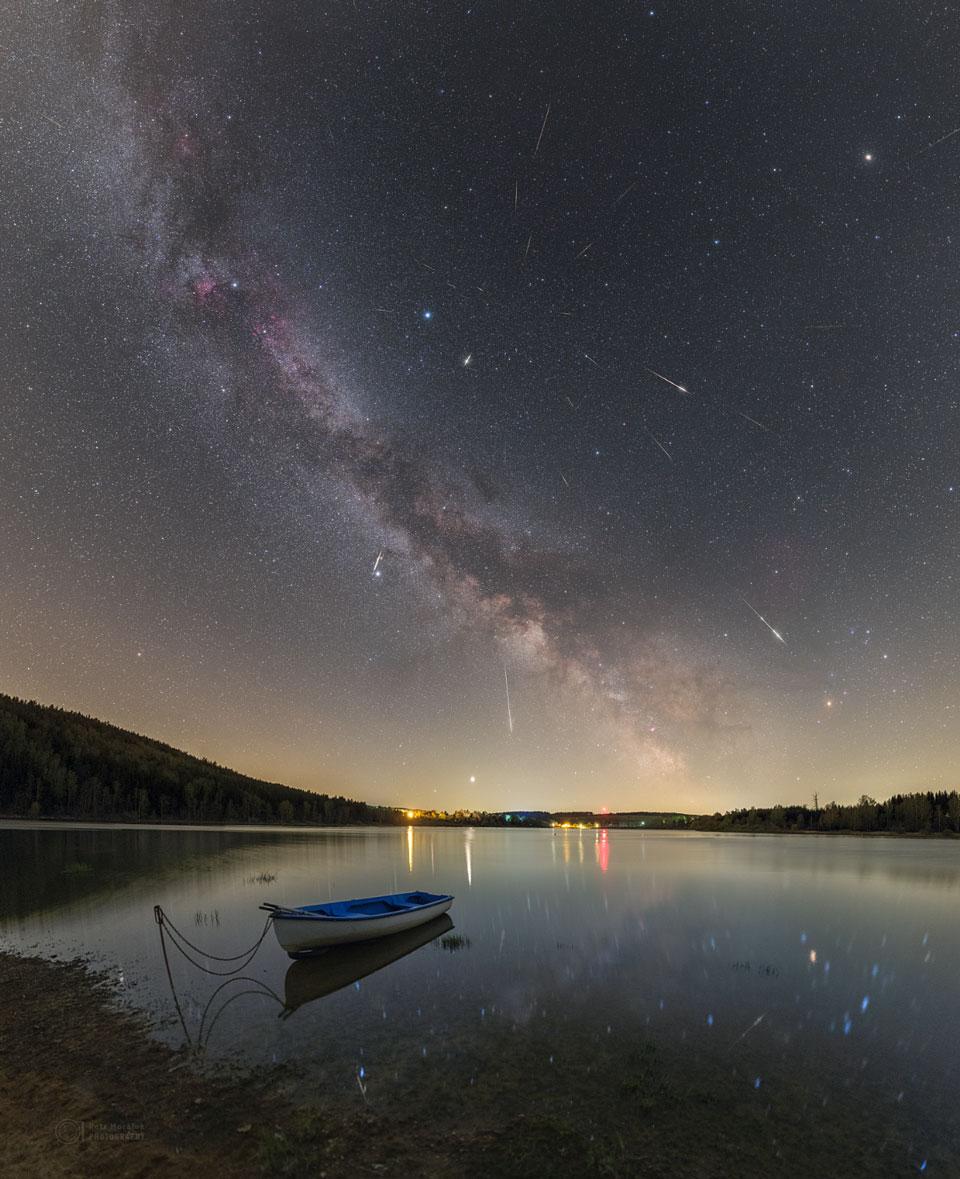 Lyrid Meteors from the Constellation Lyra
