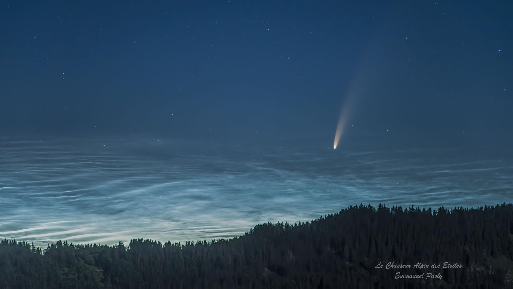Noctilucent NEOWISE