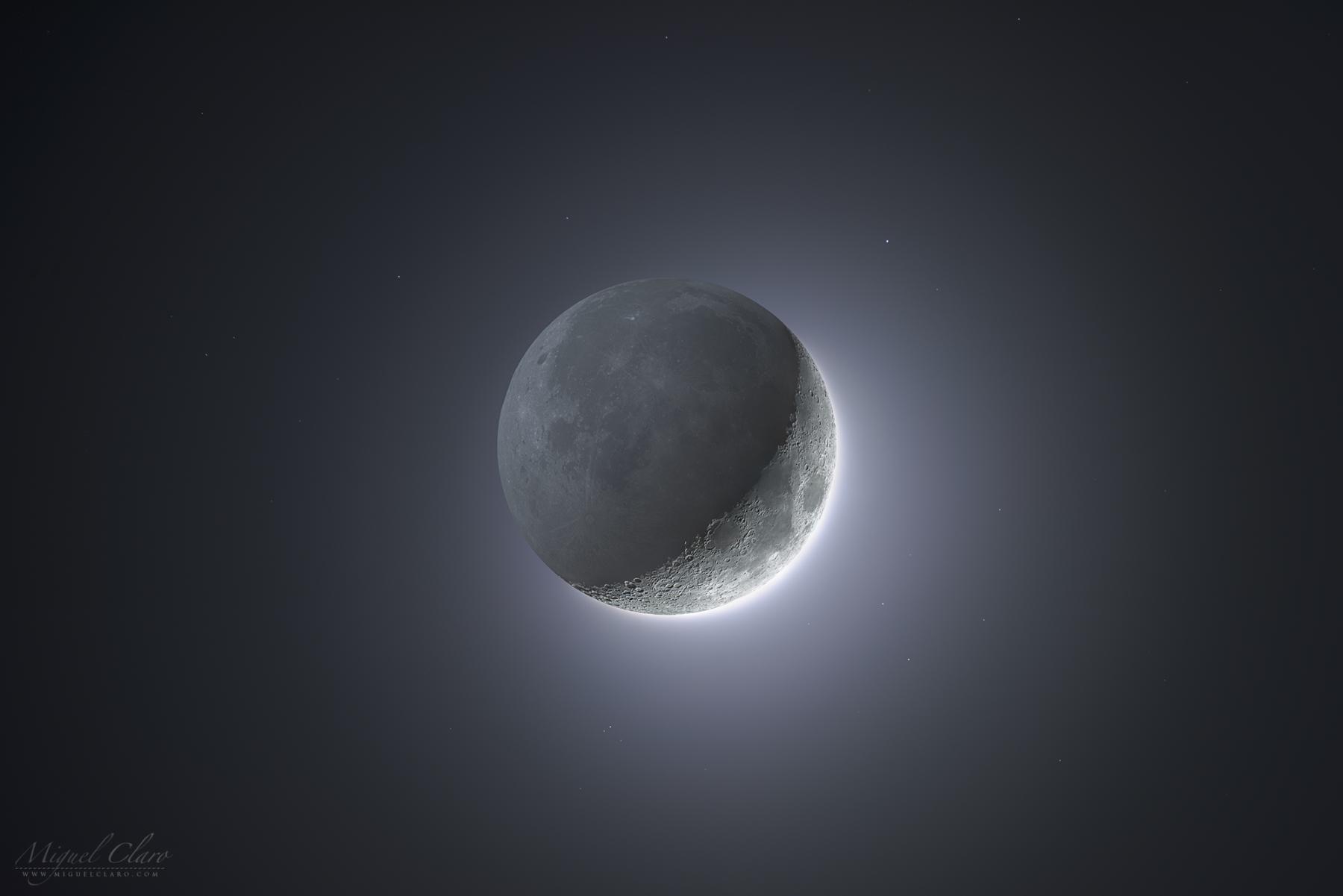 Crescent Moon HDR