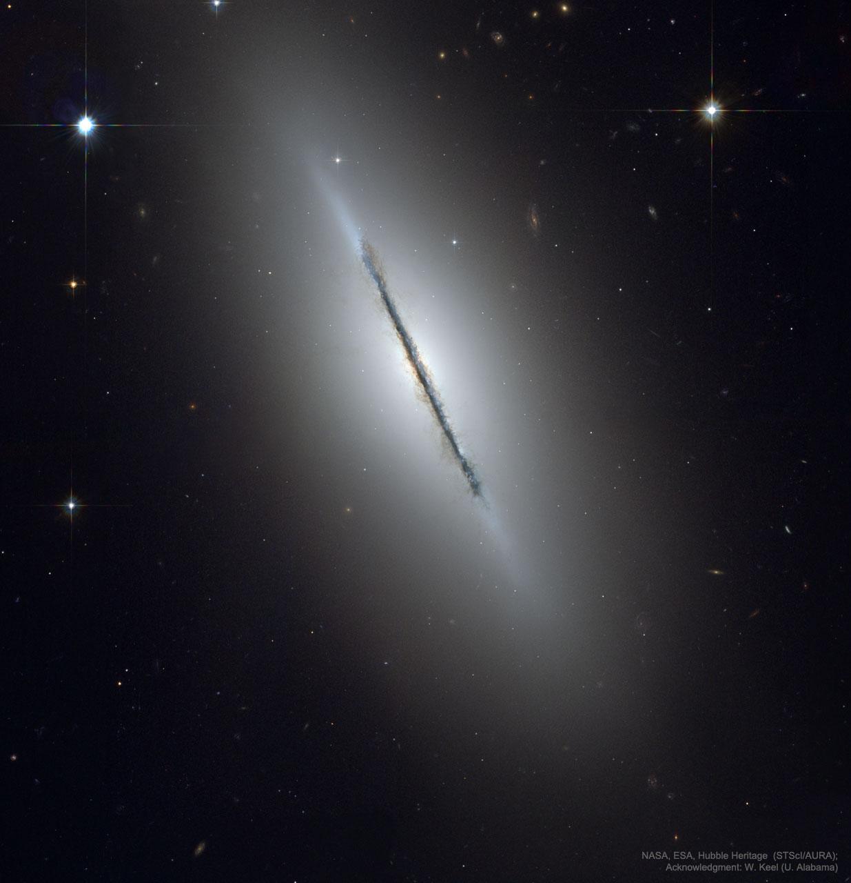 Edge On Galaxy NGC 5866