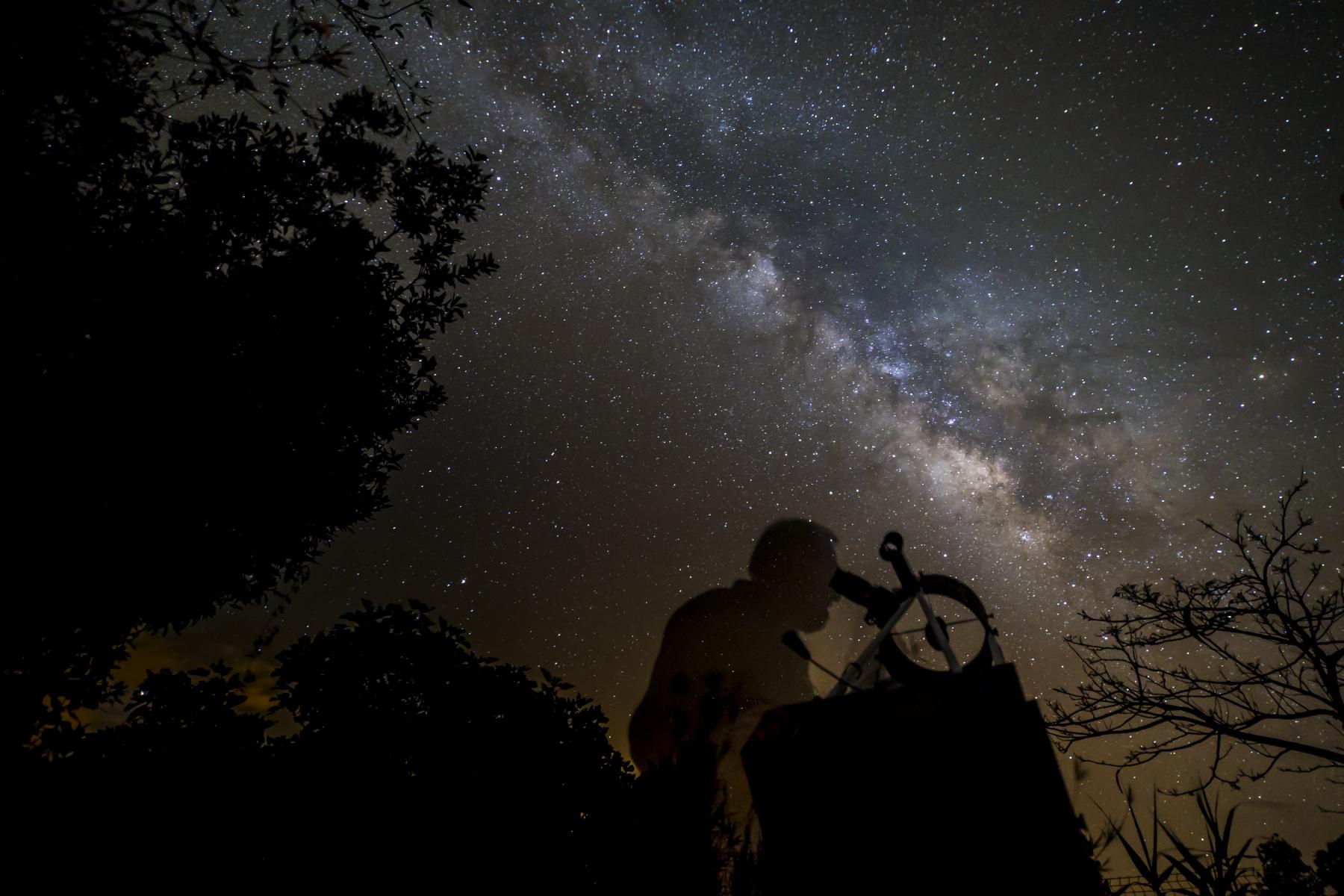 Along the Milky Way