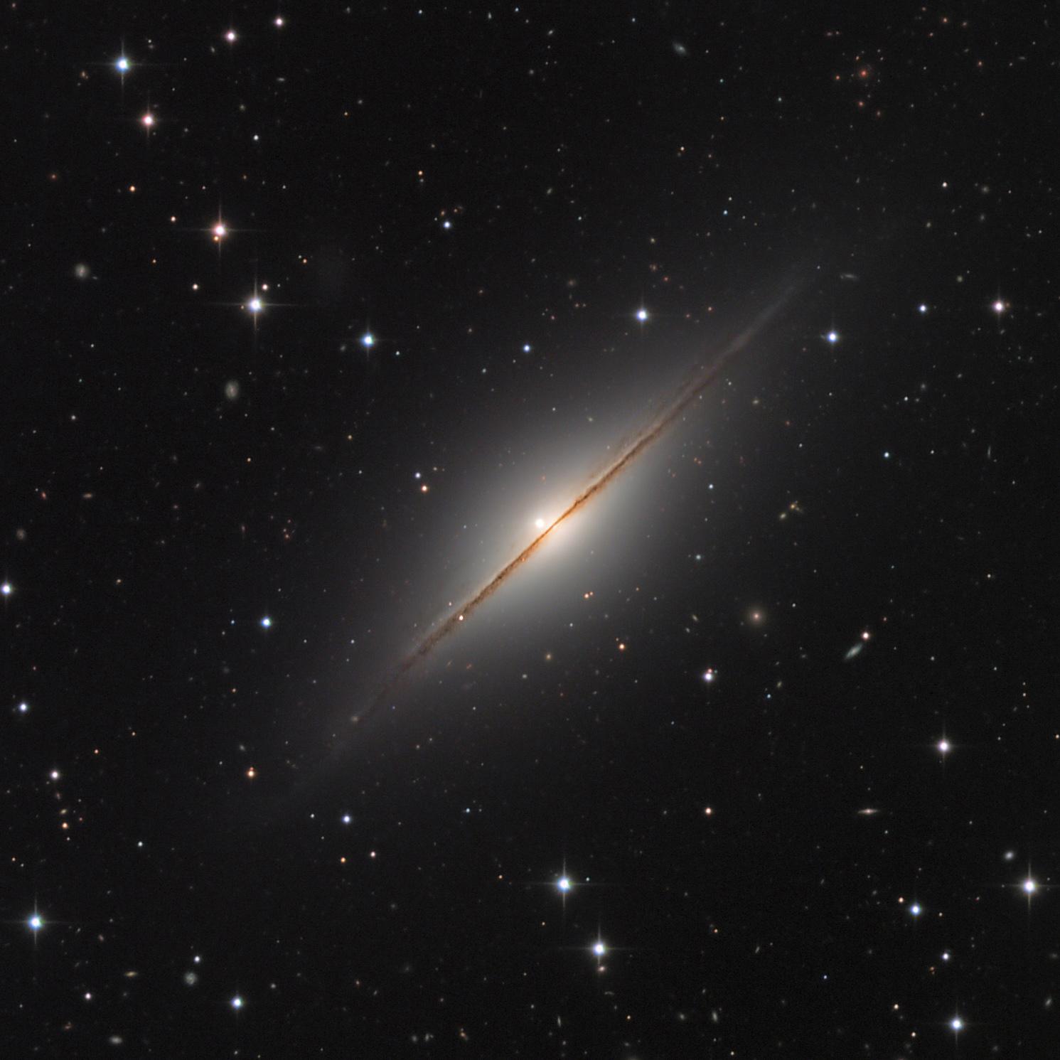NGC 7814: Little Sombrero with Supernova