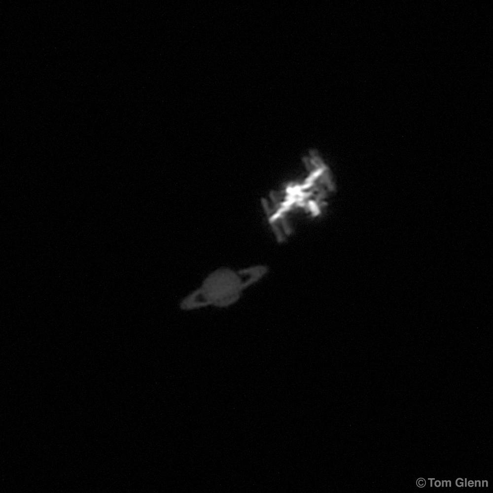 Saturn and ISS