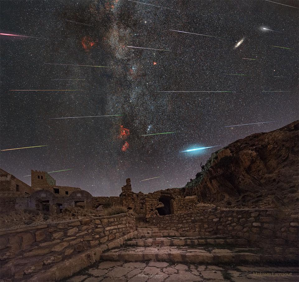A Meteor Wind over Tunisia