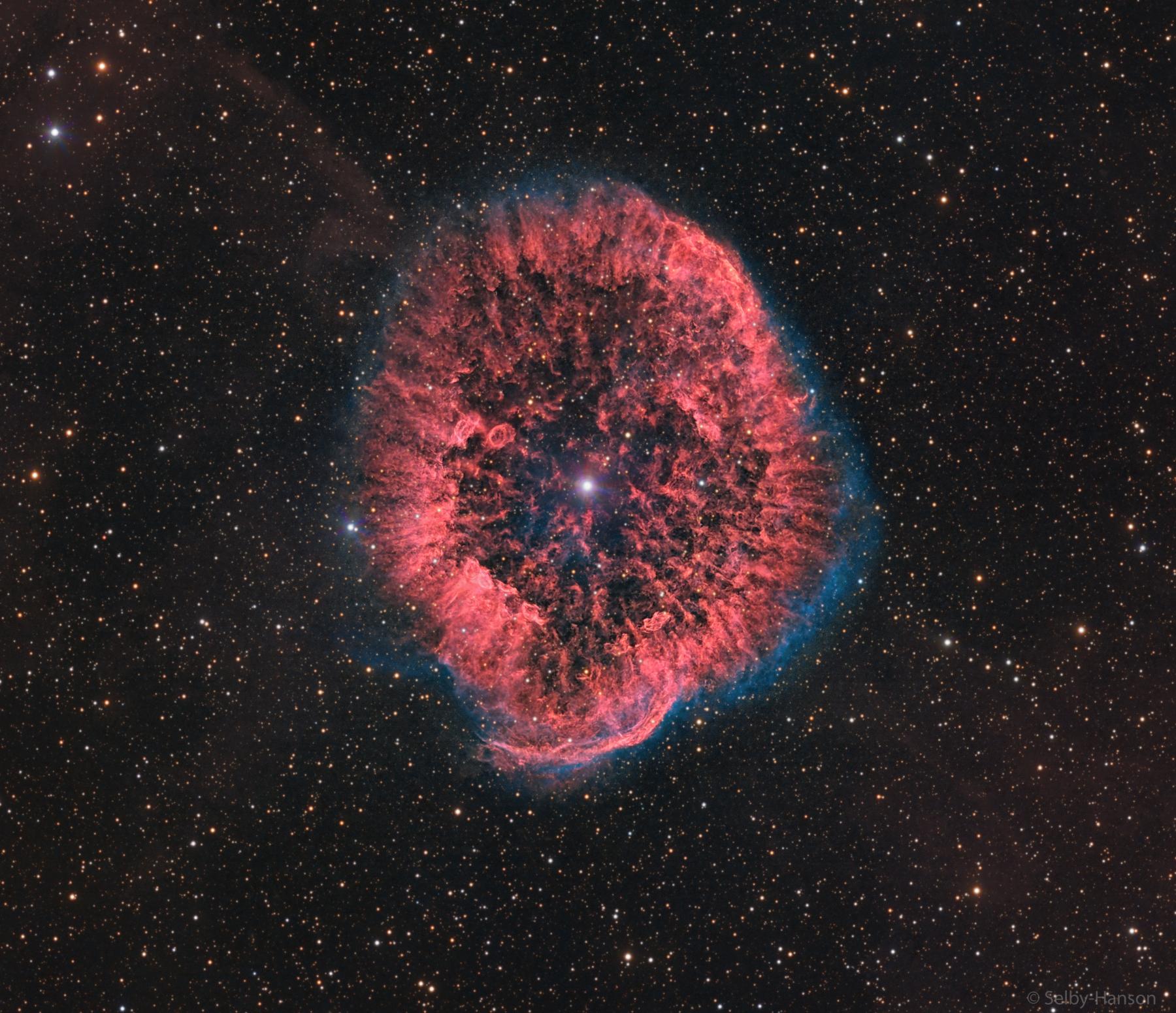 Stellar Wind Shaped Nebula RCW 58