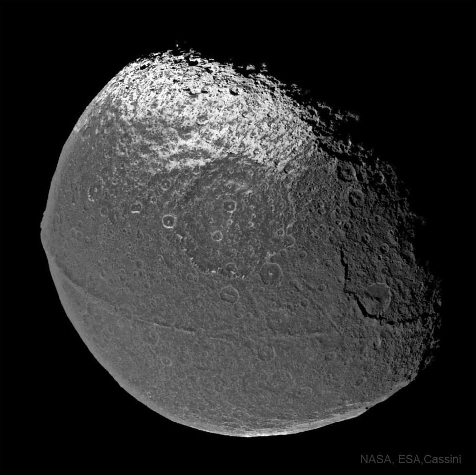 Saturns Iapetus: Moon with a Strange Surface
