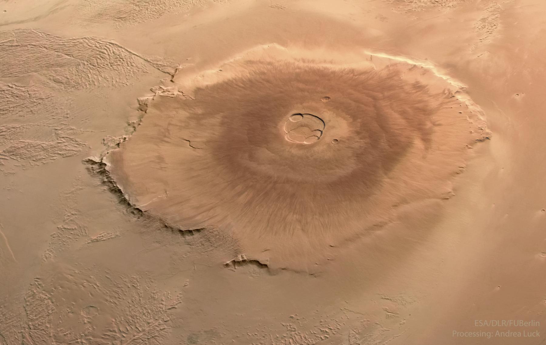 Olympus Mons: Largest Volcano in the Solar System