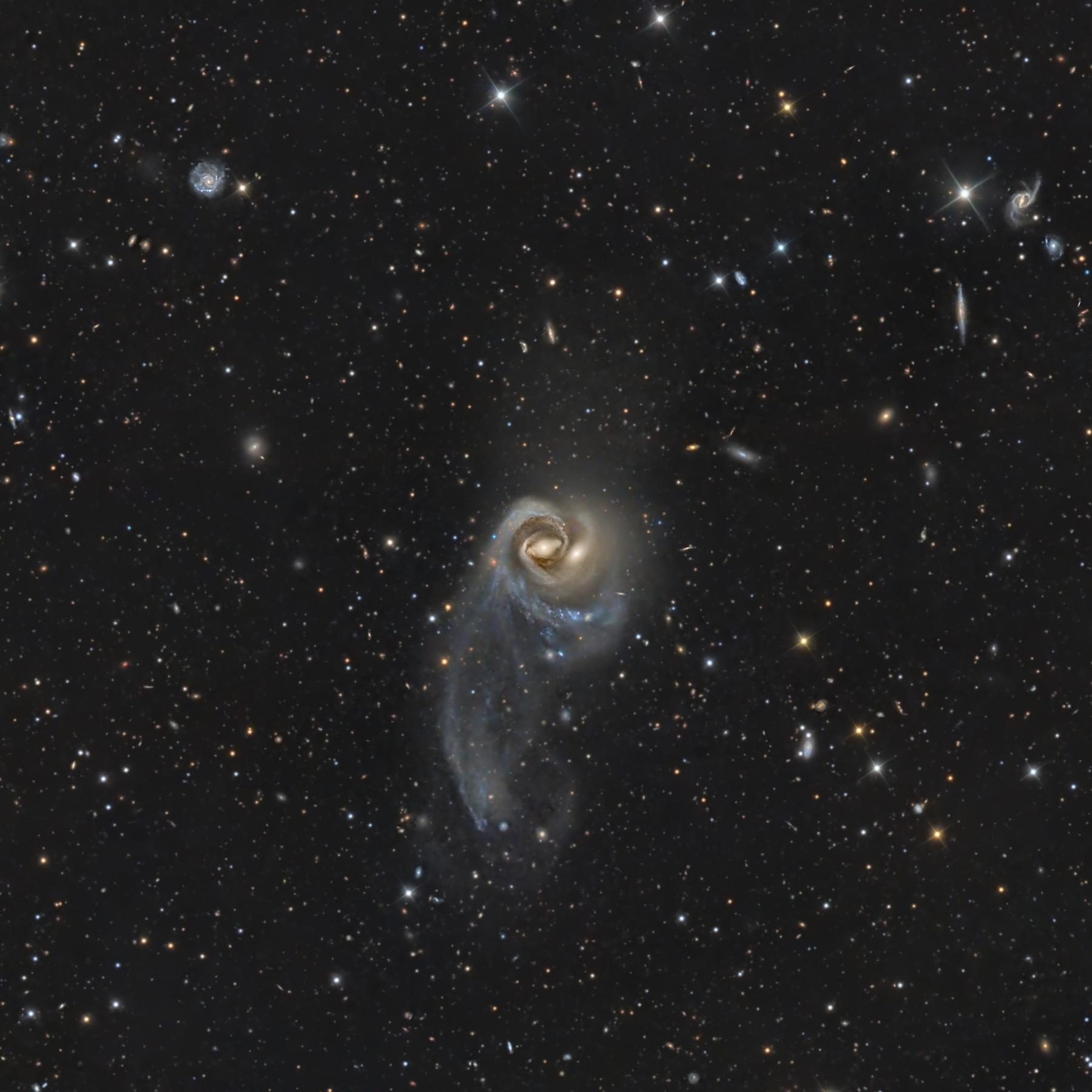 Arp 93: A Cosmic Embrace