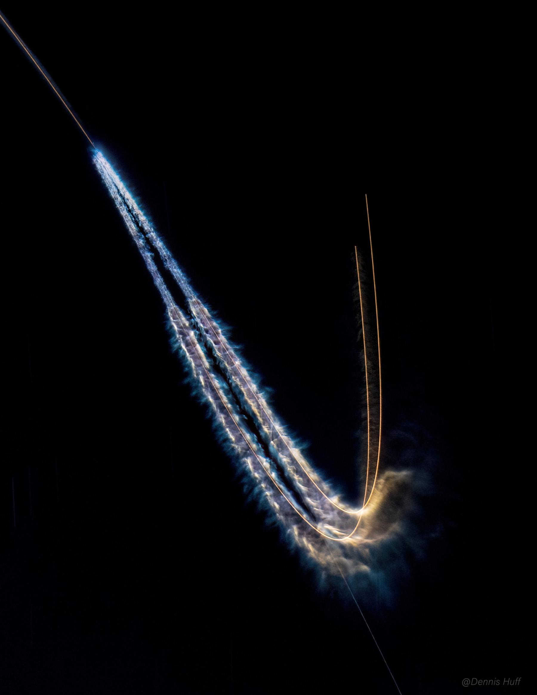 Falcon Heavy Boostback Burn