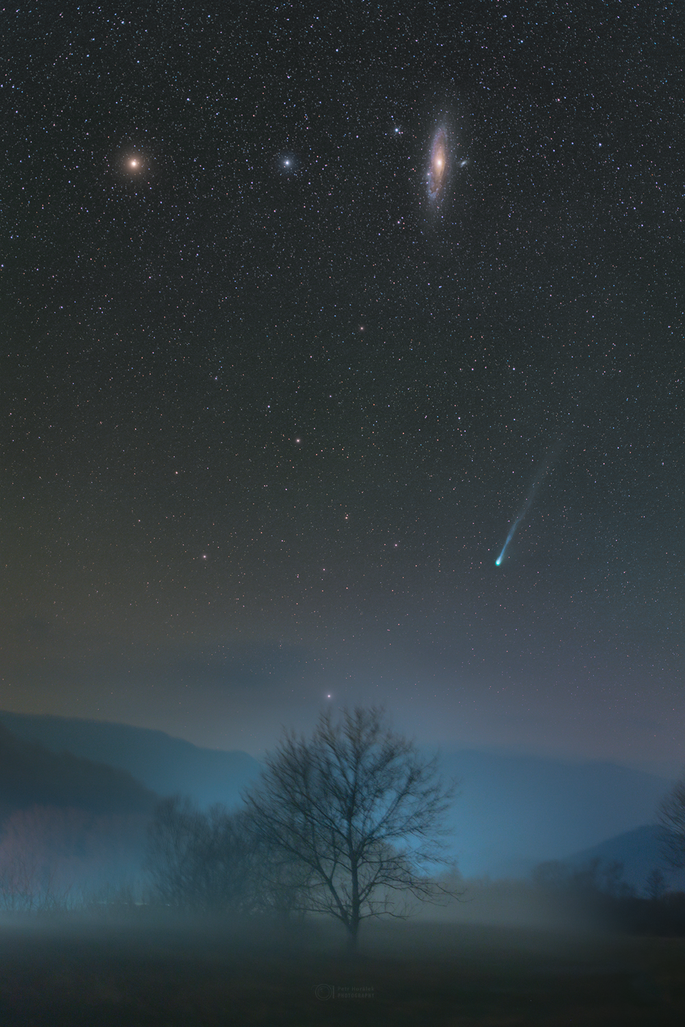 Comet 12P/Pons-Brooks in Northern Spring
