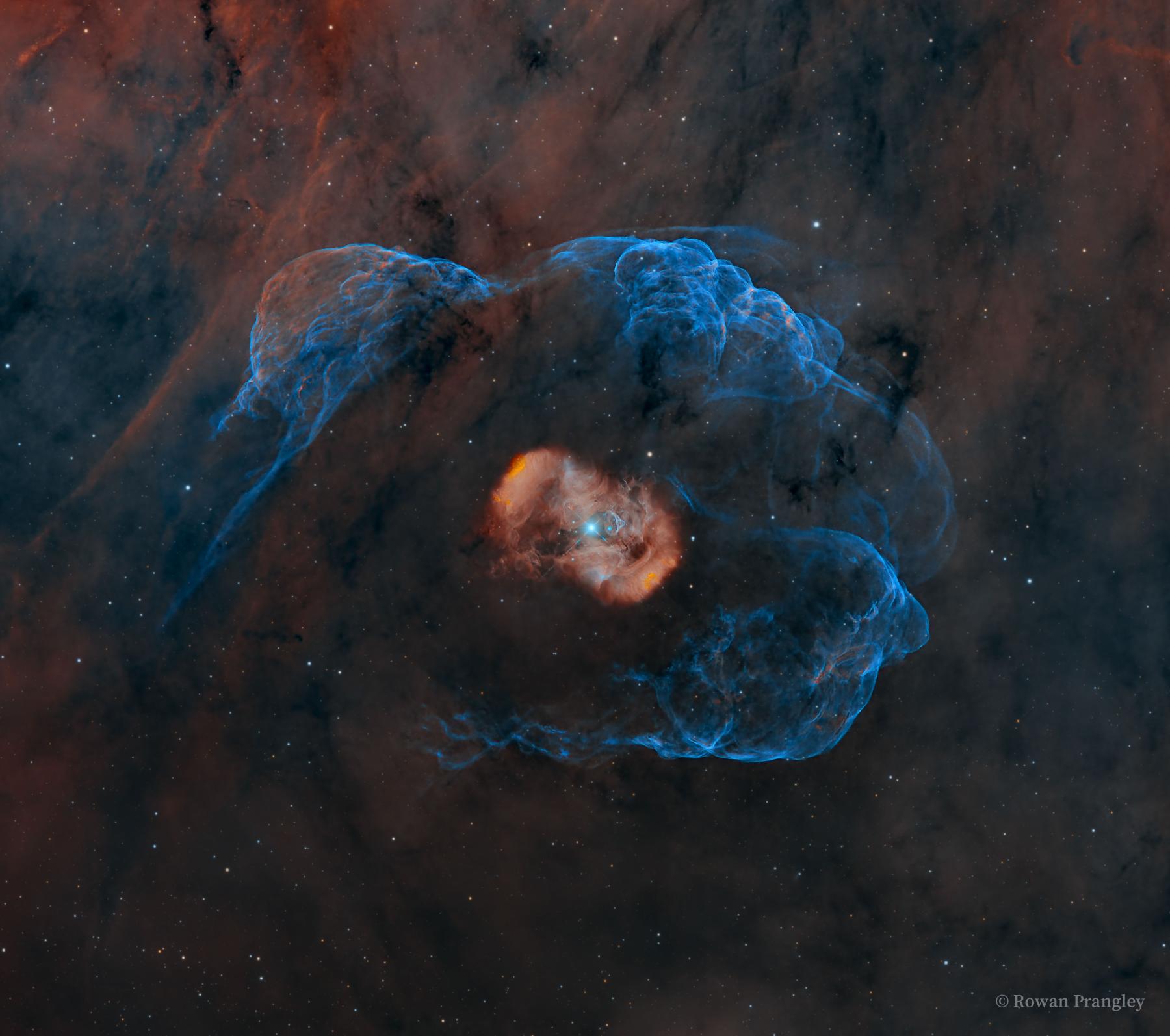 Dragons Egg Bipolar Emission Nebula