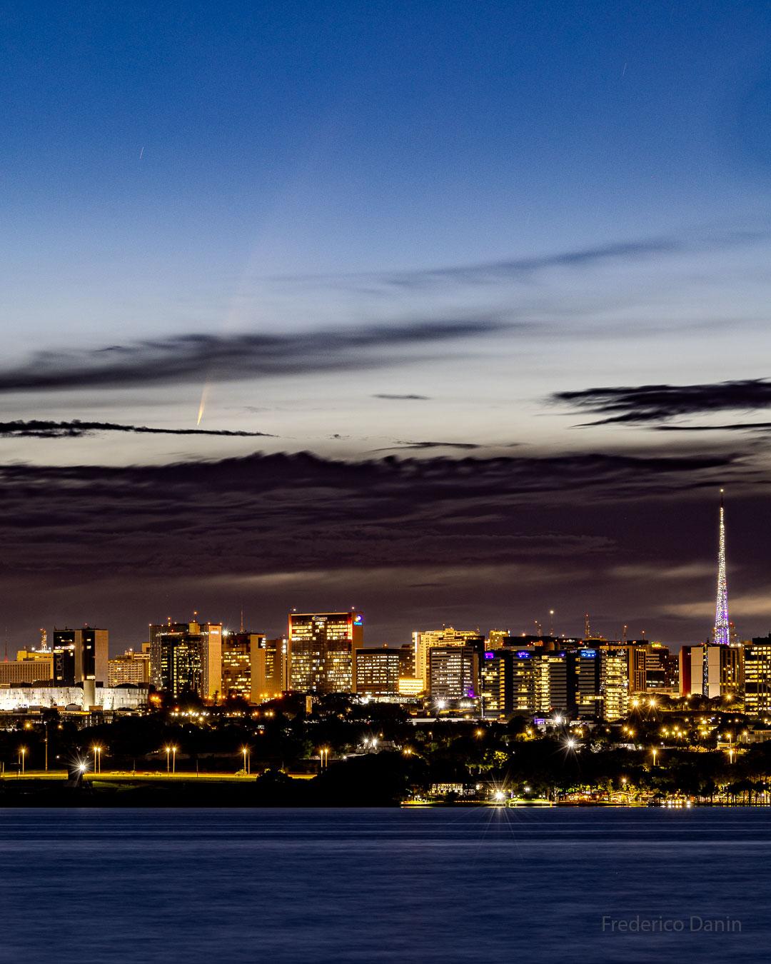 Comet ATLAS over Brasilia