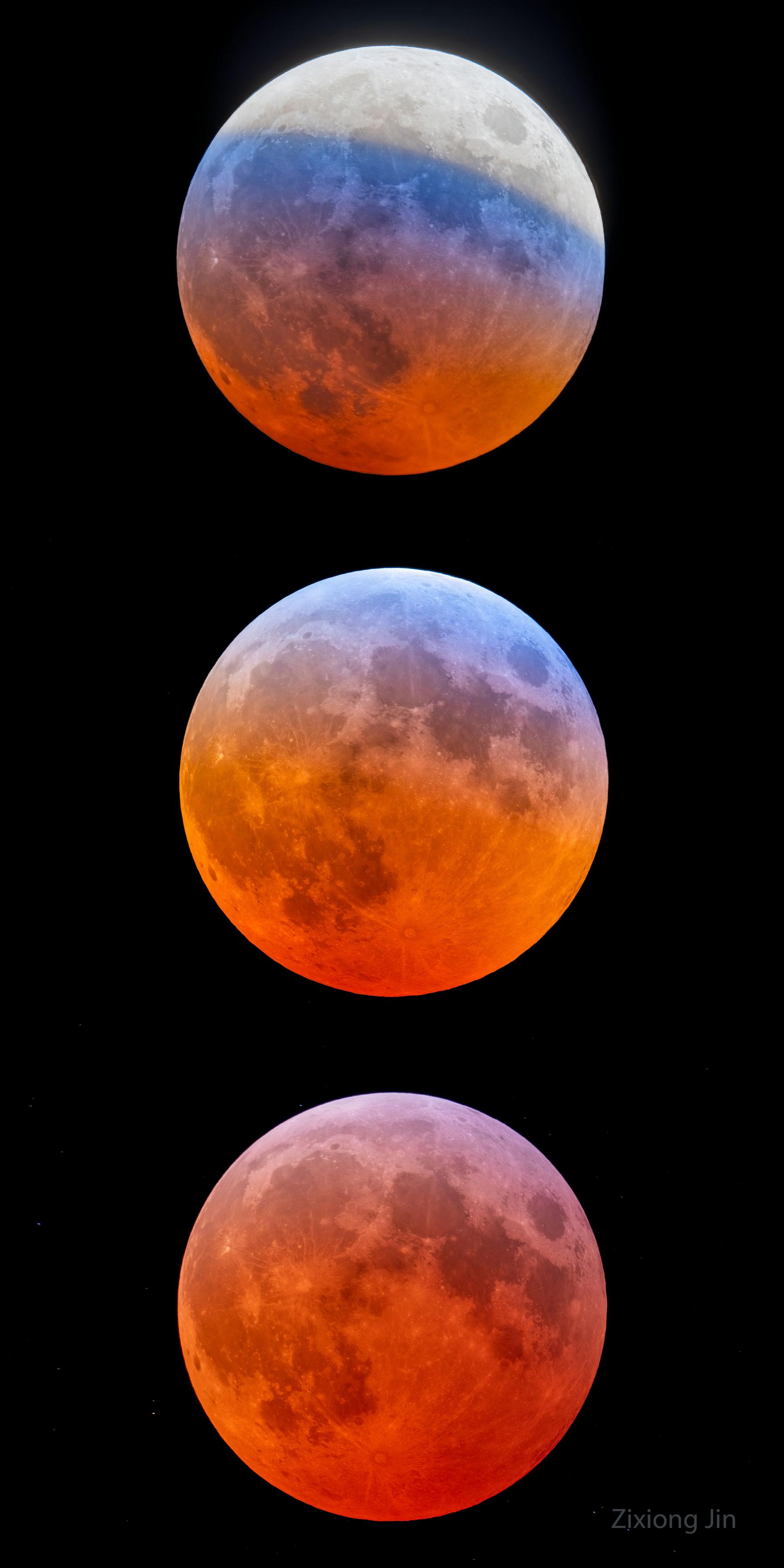 A Blue Banded Blood Moon