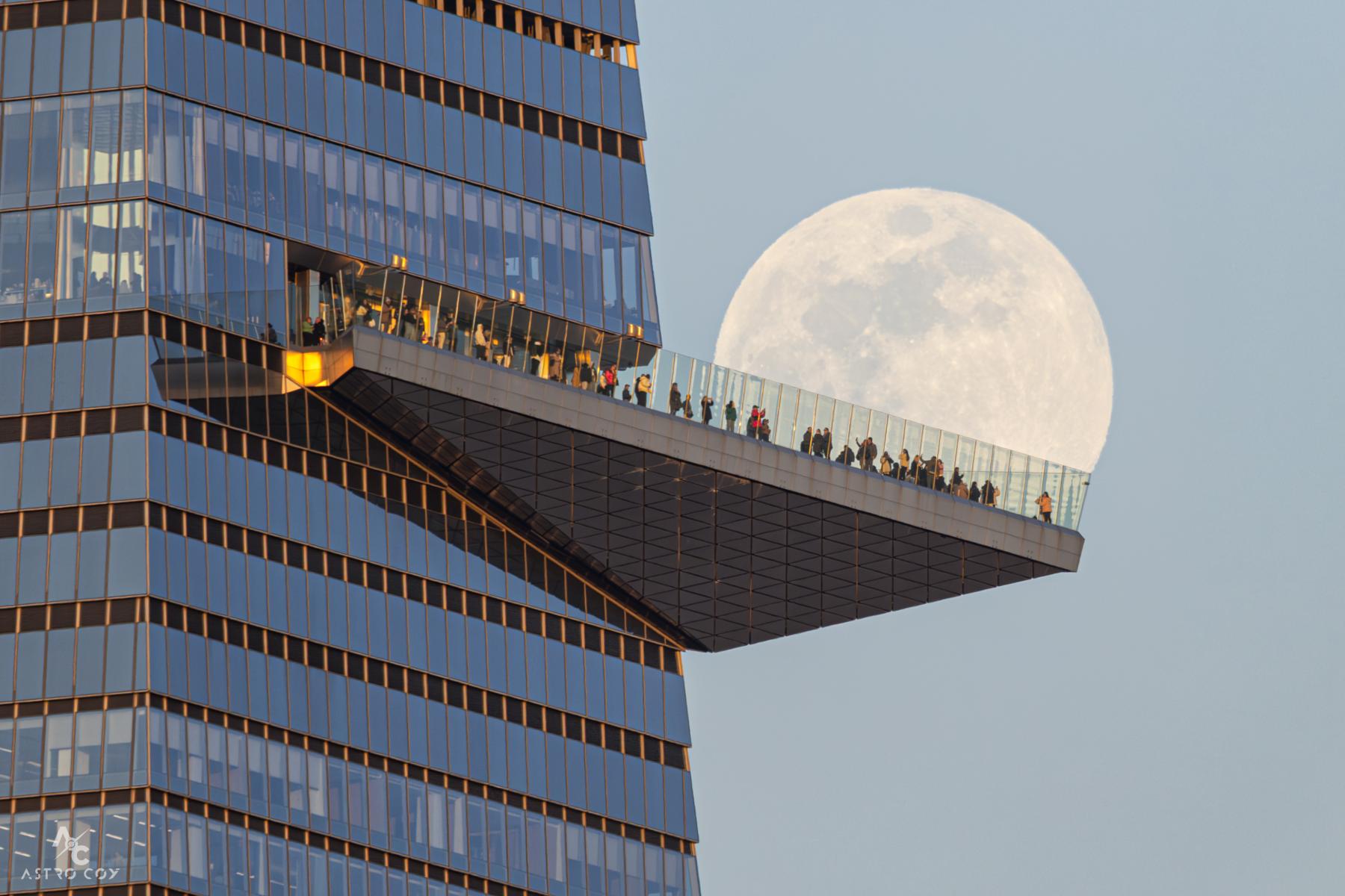 Moon Near the Edge