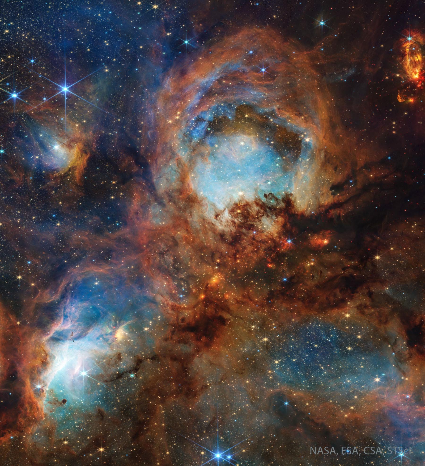 Cats Paw Nebula from Webb Space Telescope