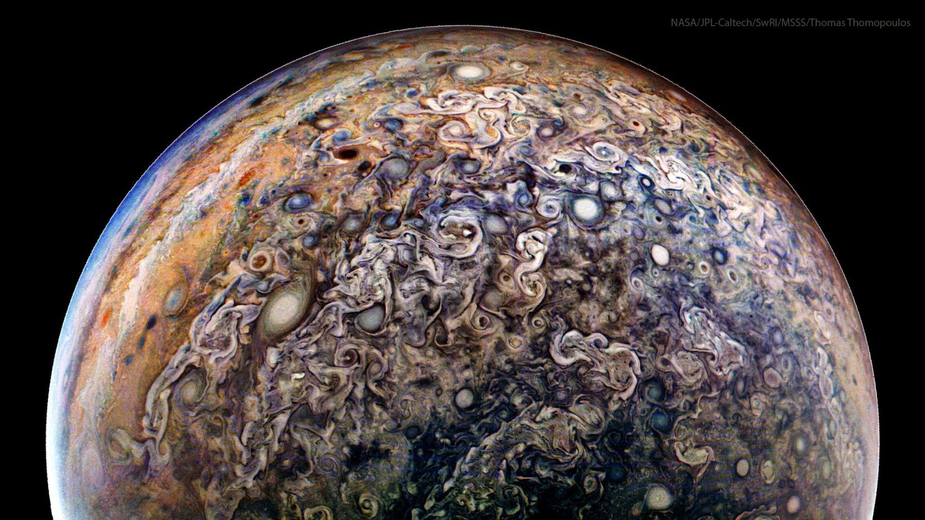 Jupiters Clouds in High Definition from Juno