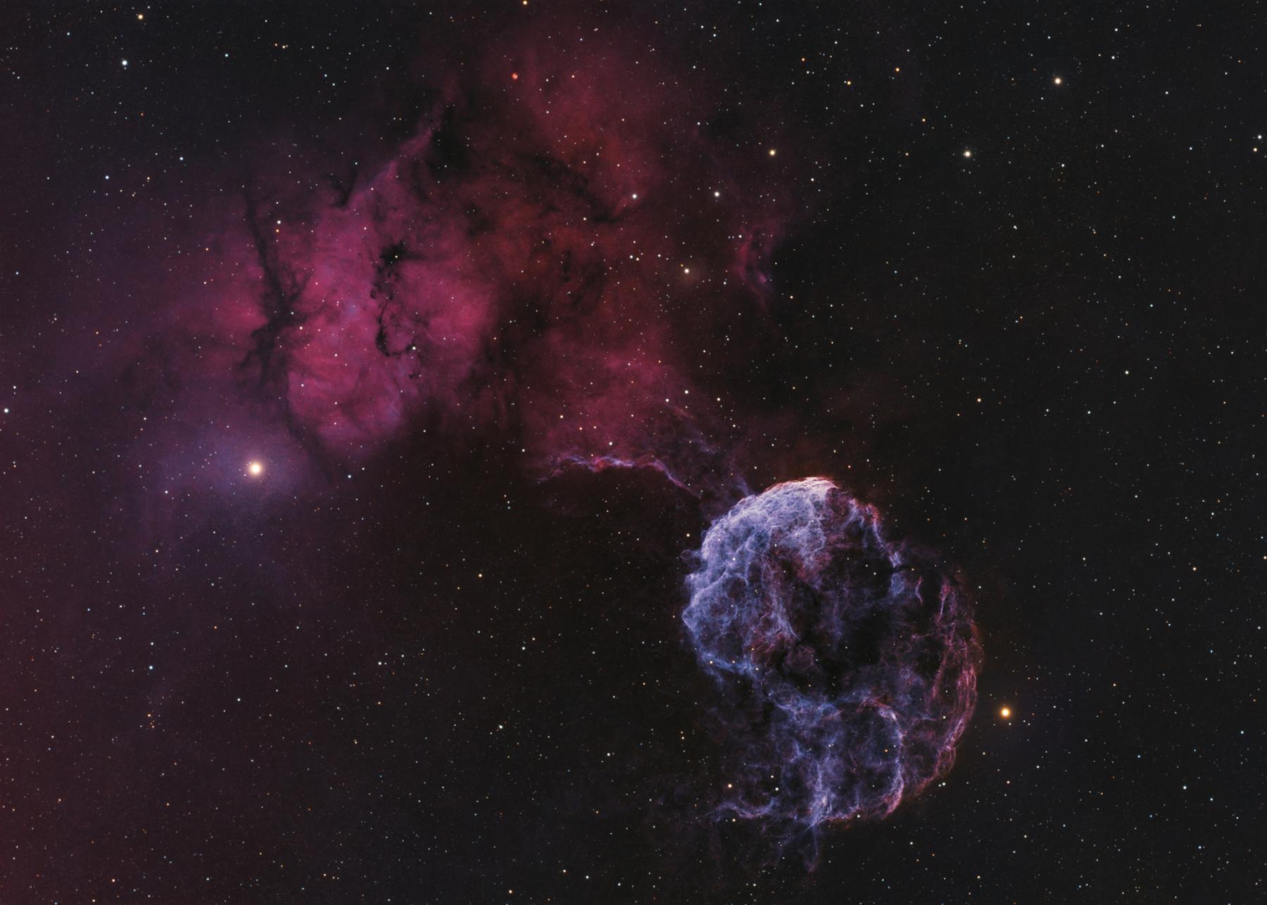 Sharpless 249 and the Jellyfish Nebula