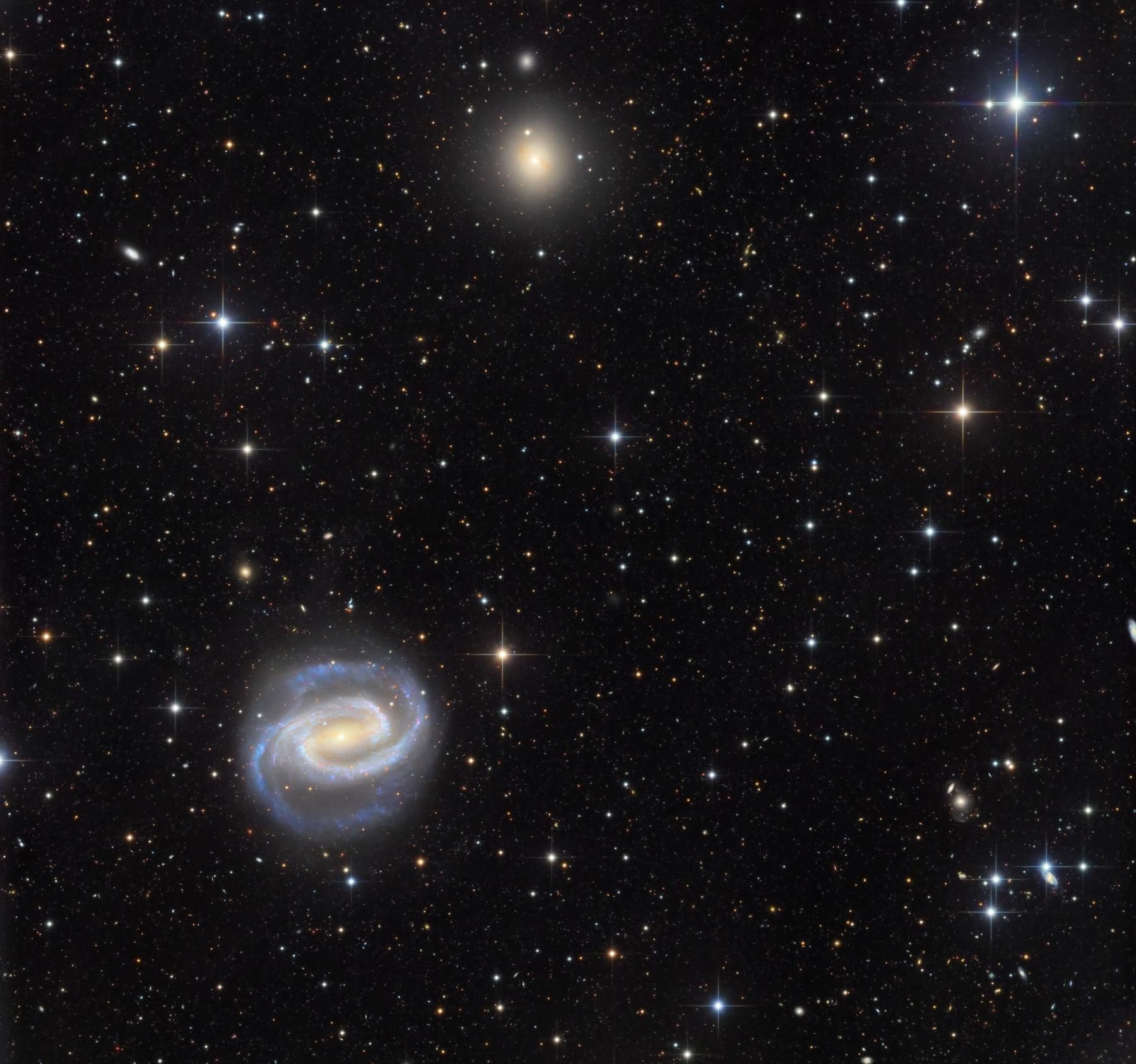 Galaxies in the River: NGC 1300 and NGC 1297