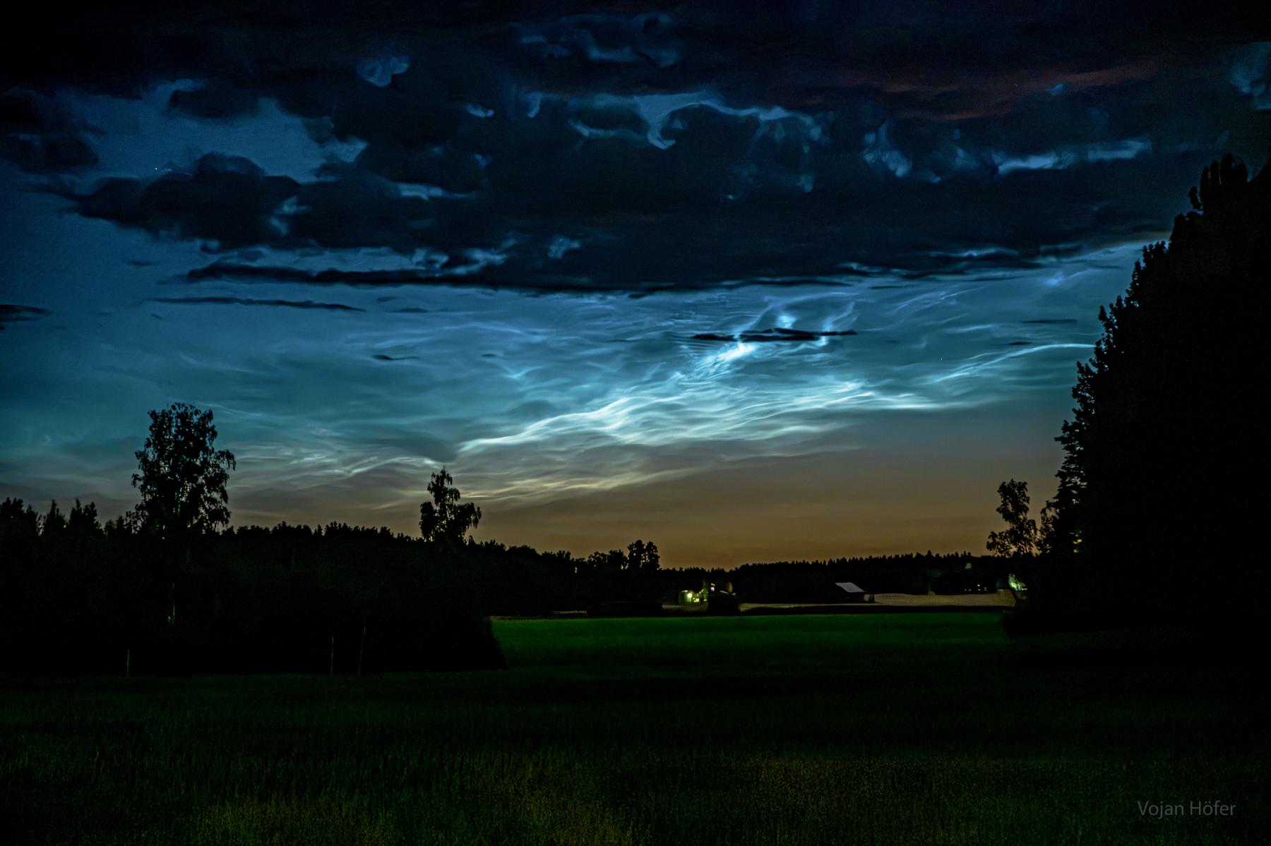 Noctilucent Clouds over Sweden