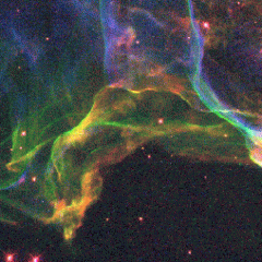 Cygnus Loop Supernova Shockwave