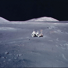 Apollo 17 Lunarscape: A Magnificent Desolation